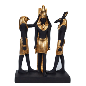 Rameses III Crowned by Horus and Seth