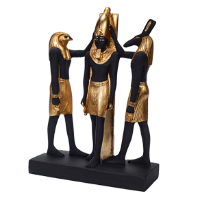 Rameses III Crowned by Horus and Seth