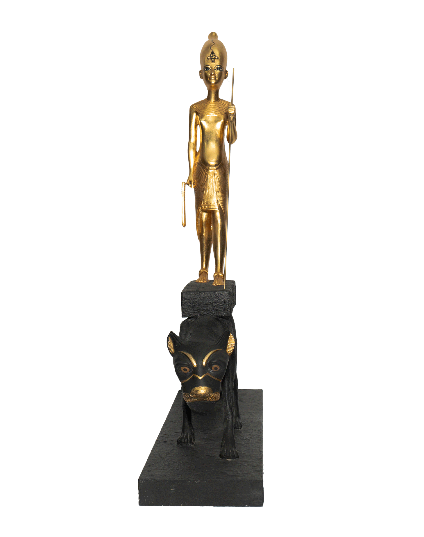 Tutankhamun on a Leopard
