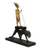 Tutankhamun on a Leopard