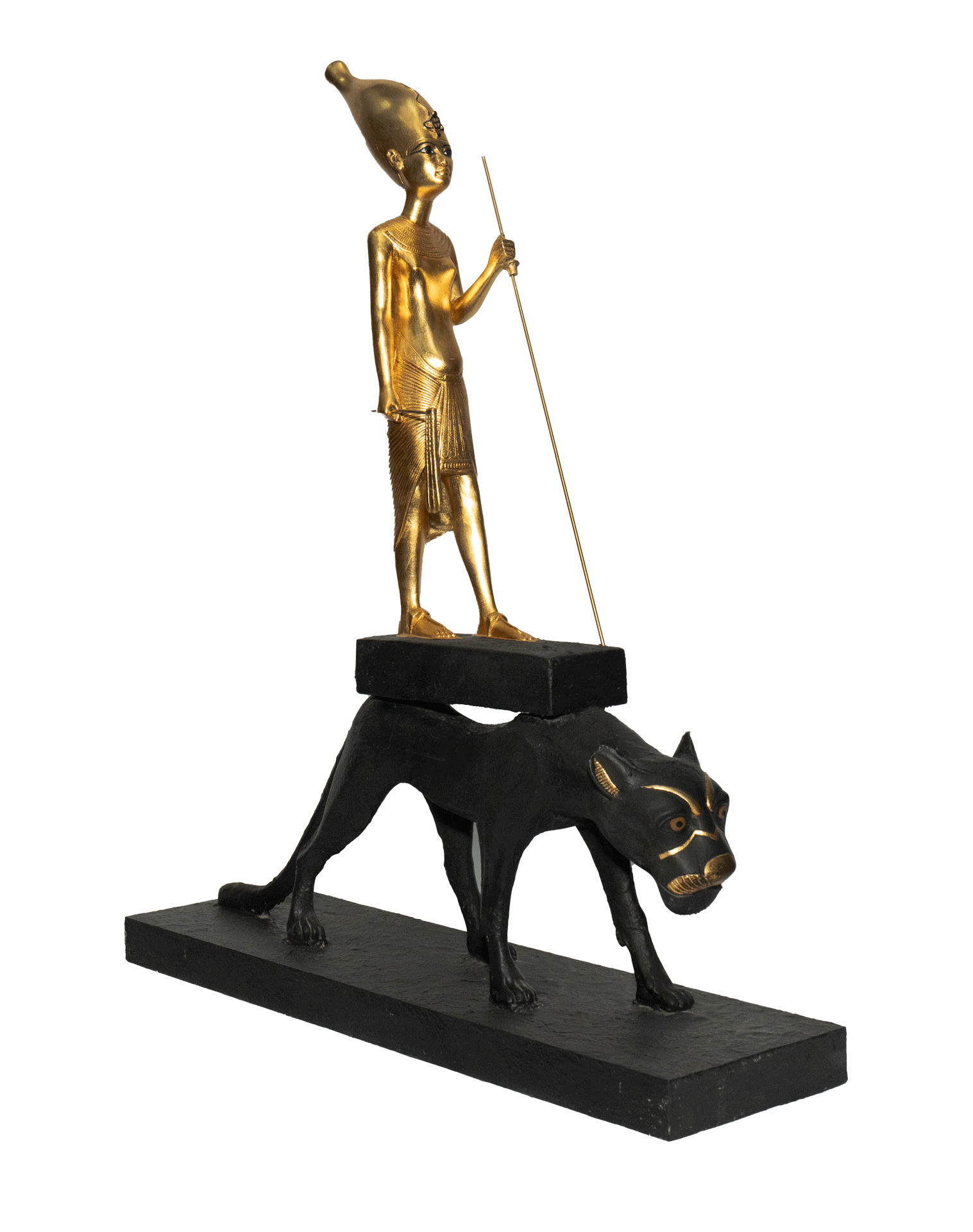 Tutankhamun on a Leopard