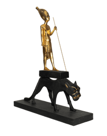 Tutankhamun on a Leopard