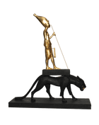 Tutankhamun on a Leopard