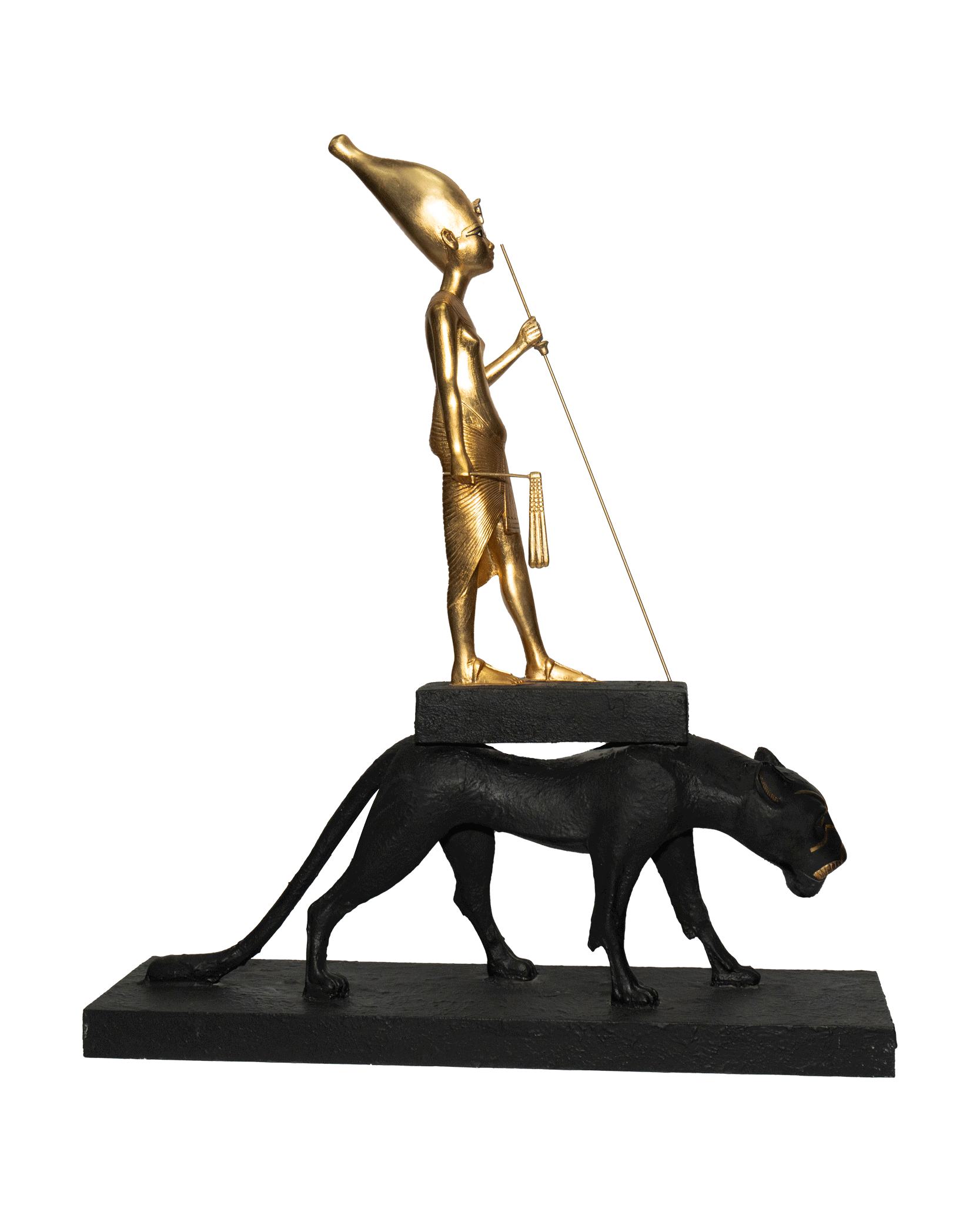 Tutankhamun on a Leopard