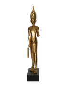 Tutankhamun wearing the Hedjet