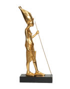 Tutankhamun wearing the Hedjet