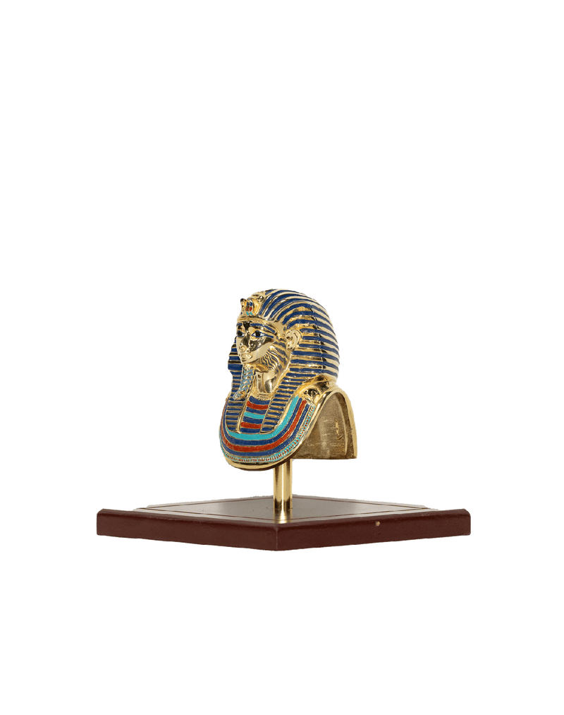 Gilded Metal Mask of Tutankhamun