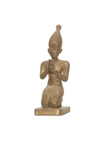 Kneeling King Statue with Eye of Horus