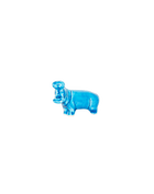 Hippopotamus Blue Ceramic Figures