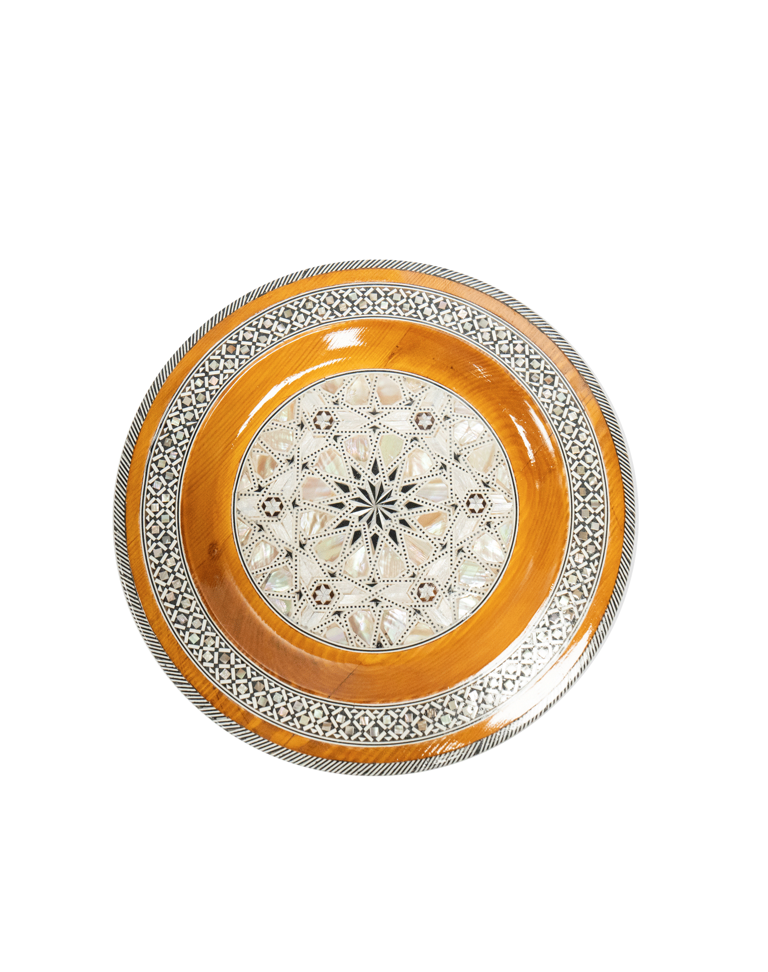 Inlaid Wooden Plate