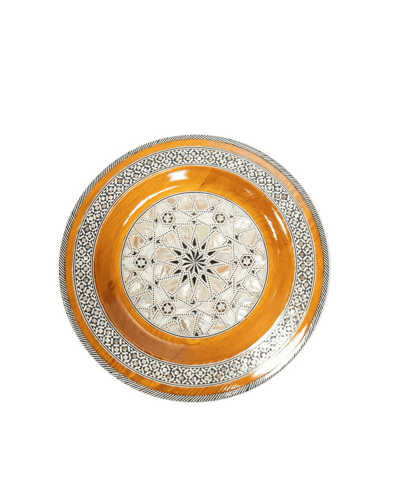 Inlaid Wooden Plate