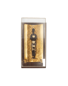 The gilded bier of Tutankhamun with Mummy