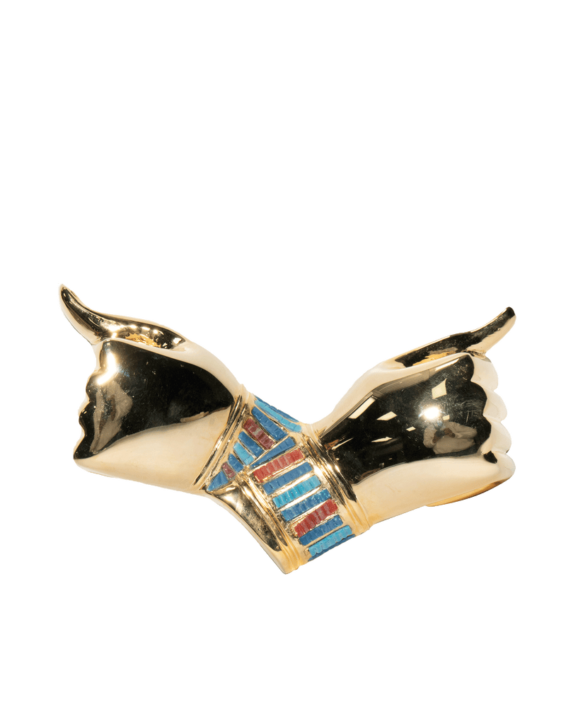 The Burnished Golden Hands of Tutankhamun