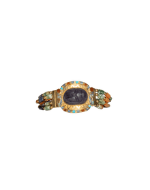 Bracelet with Amethyst Scarab