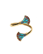 Gold Plated Lotus Bracelet