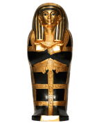 Black Gilded Fetus Coffins