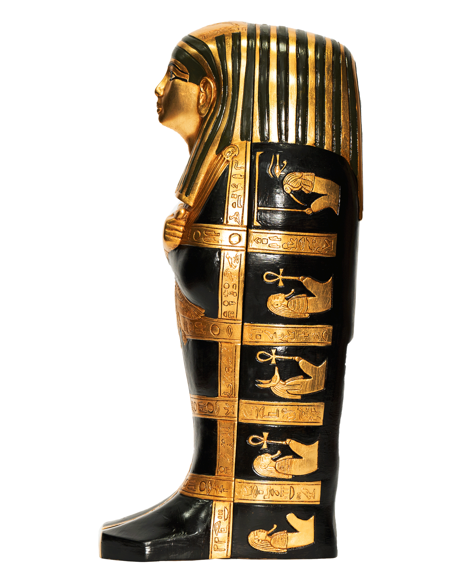 Black Gilded Fetus Coffins