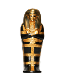 Black Gilded Fetus Coffins