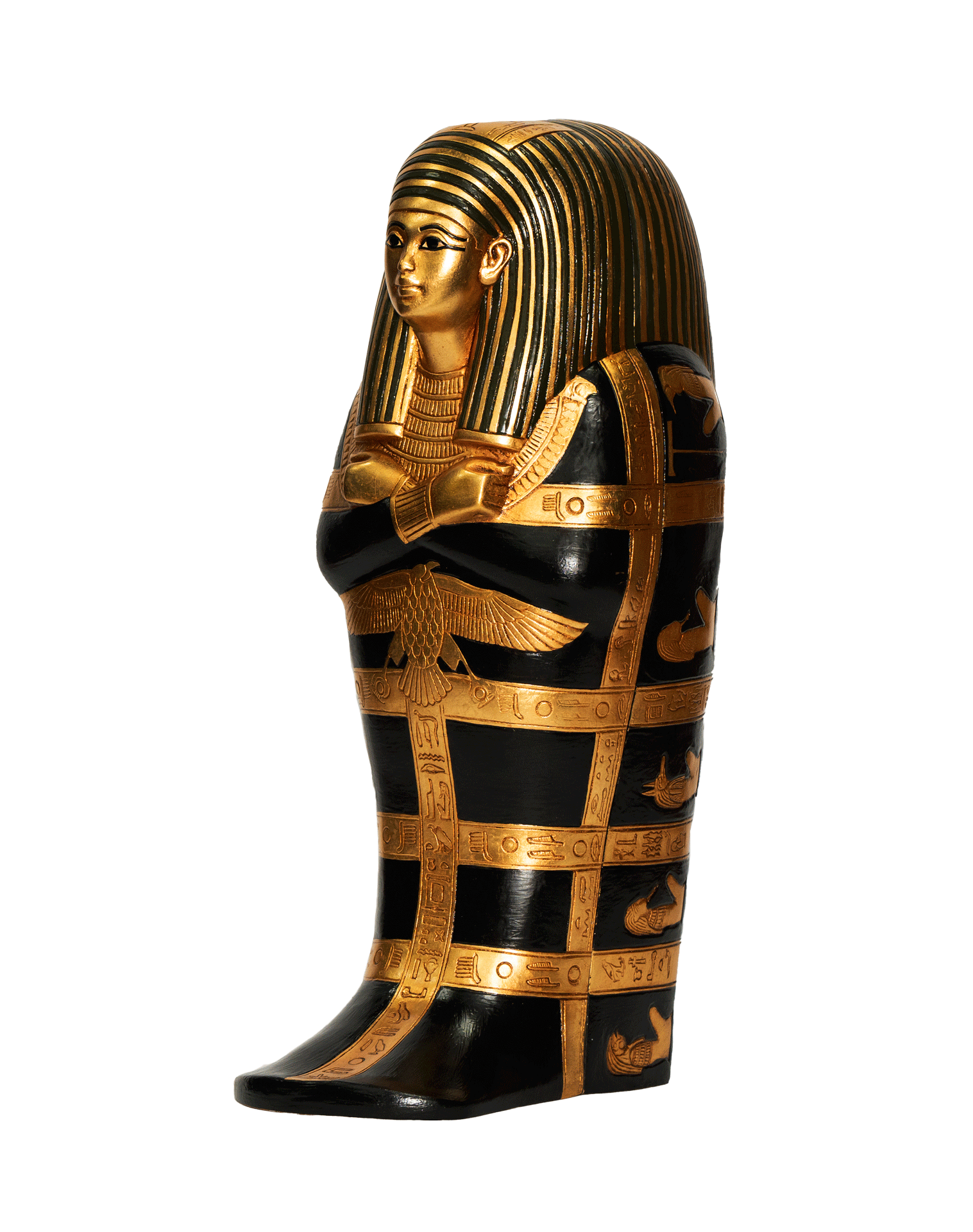 Black Gilded Fetus Coffins