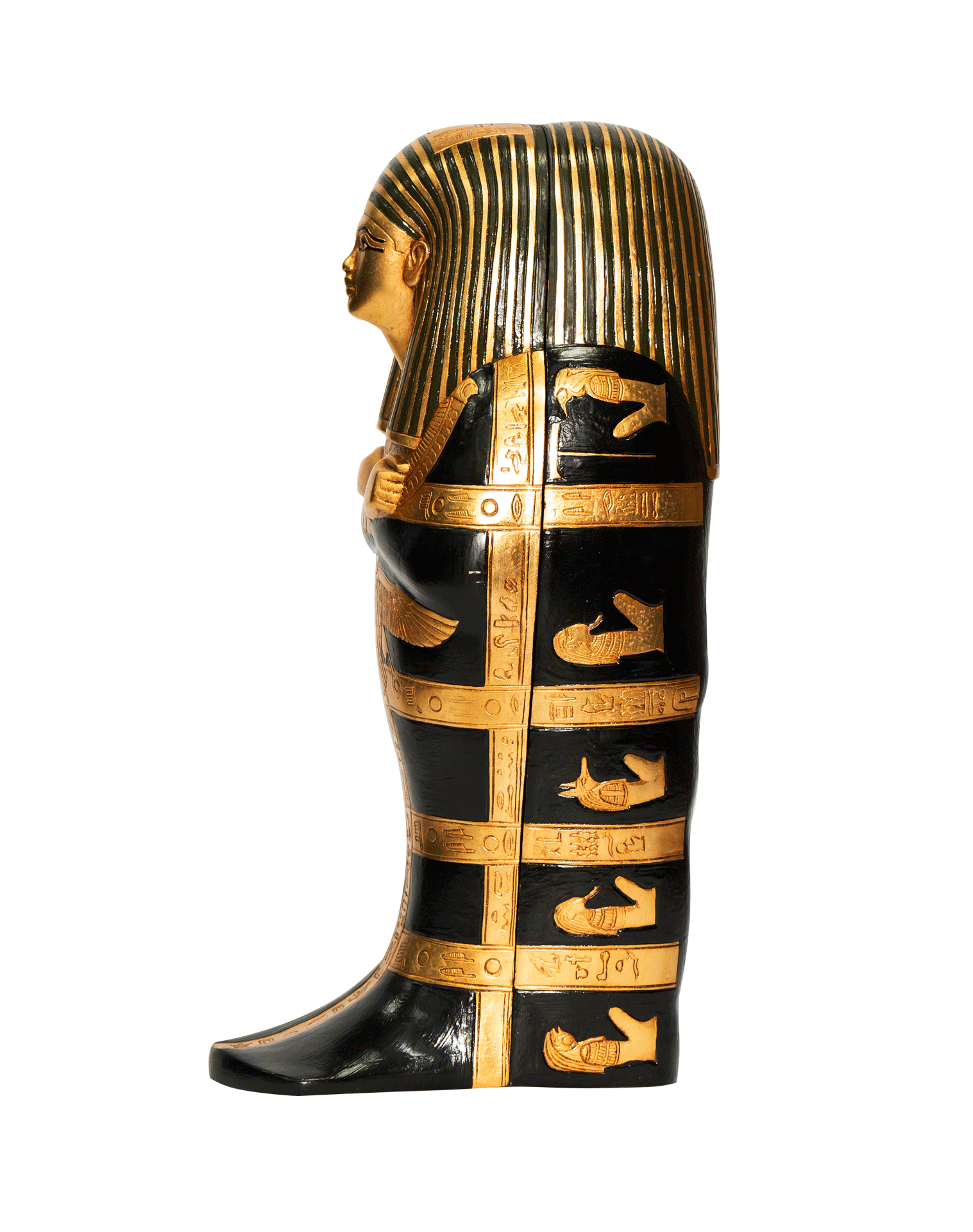 Black Gilded Fetus Coffins