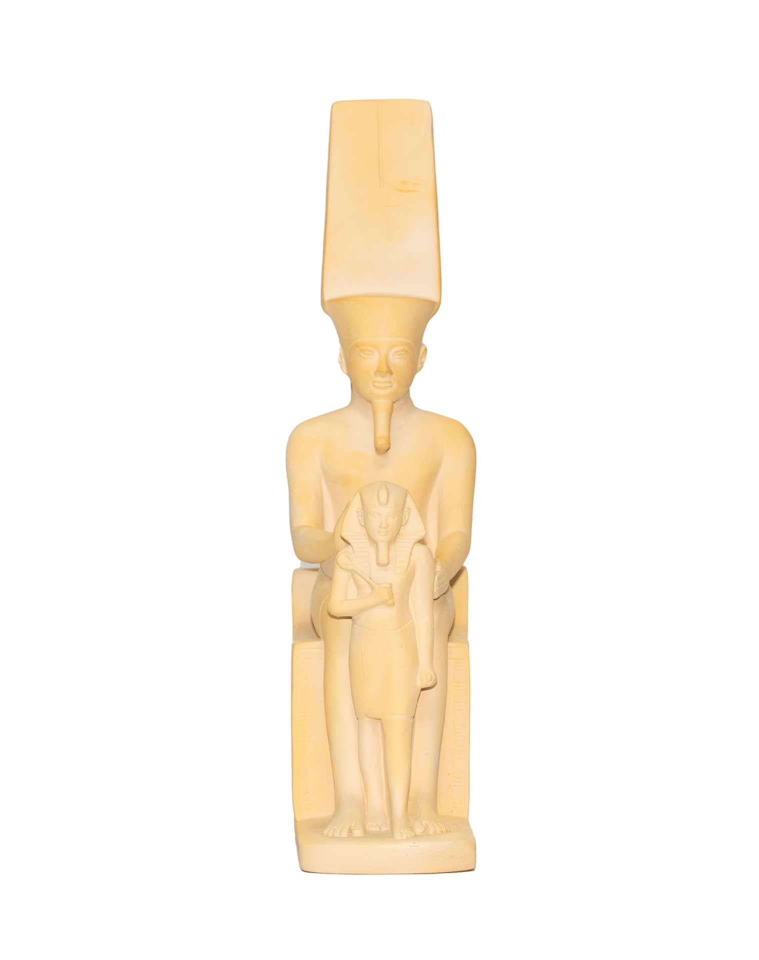 Amun protecting Tutankhamun