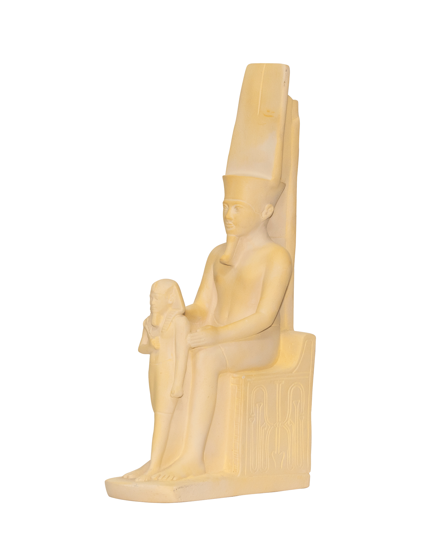 Amun protecting Tutankhamun