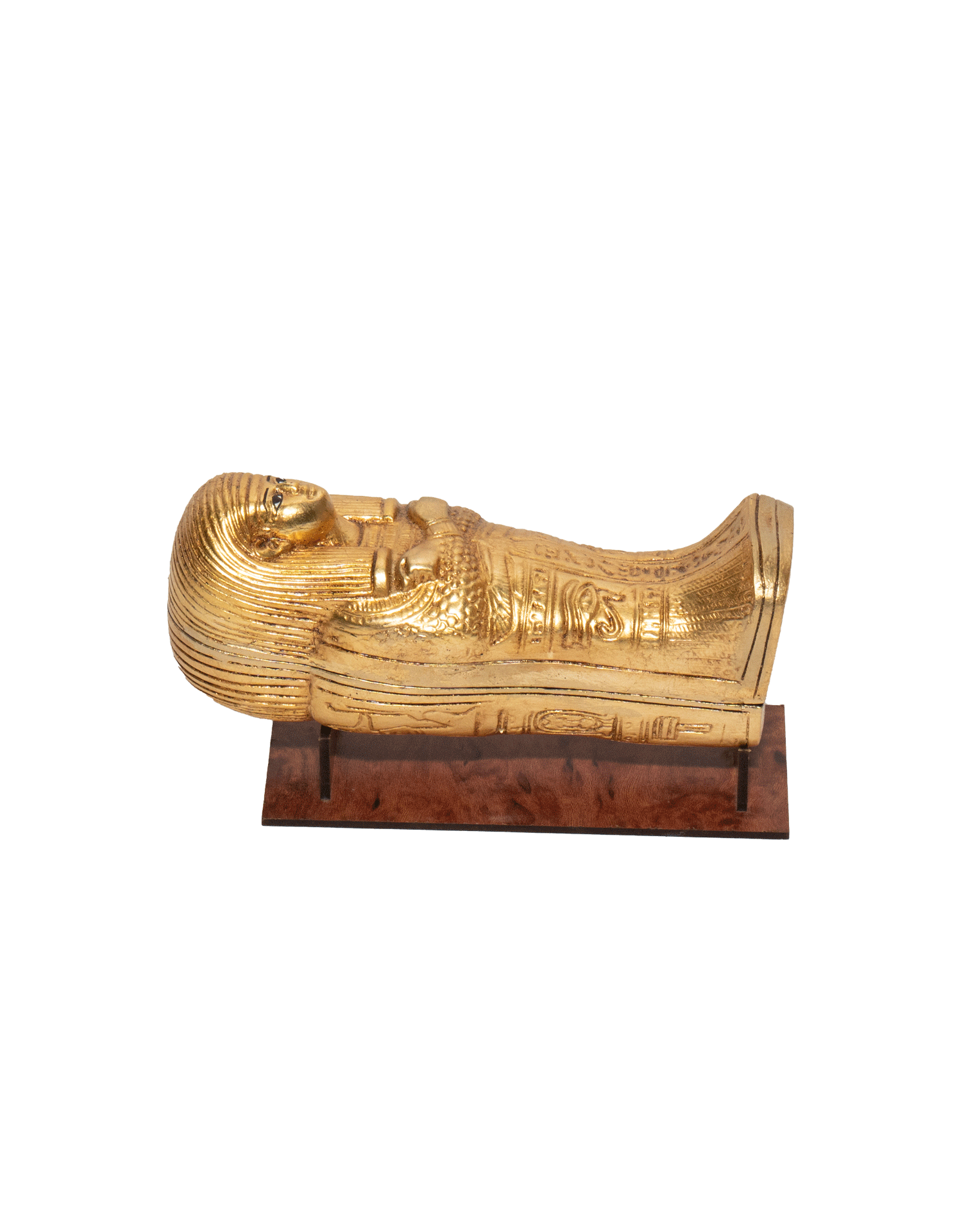 Mummy figure inside Coffin