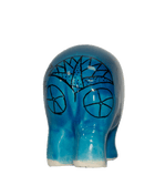 Hippopotamus Blue Ceramic Figures