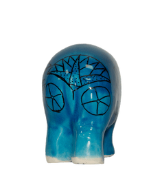 Hippopotamus Blue Ceramic Figures