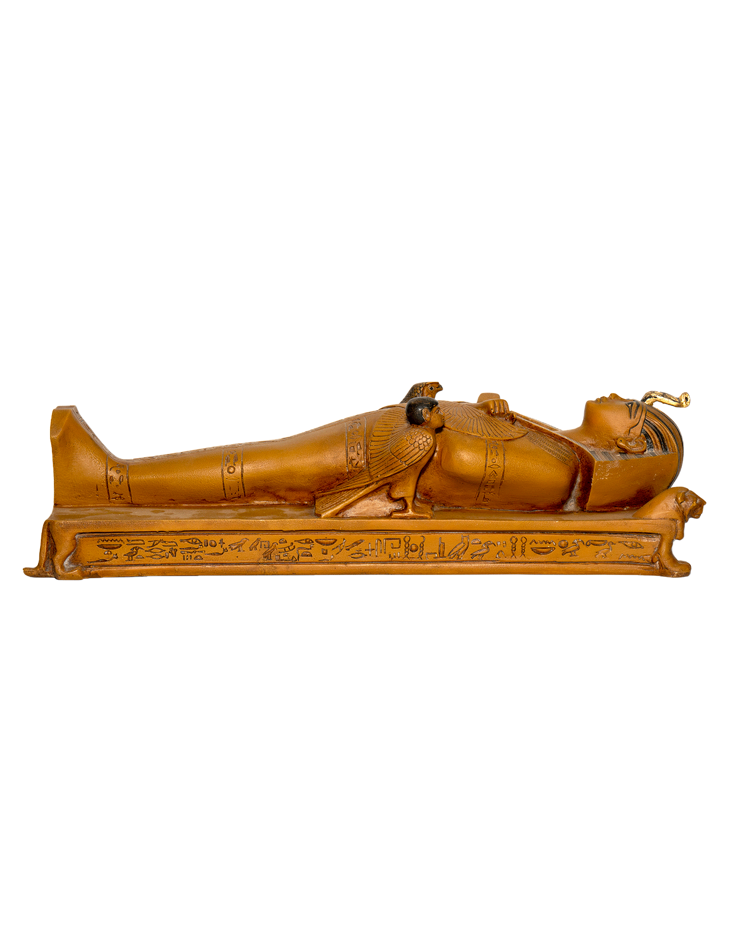 Statuette of Tutankhamun on a Funerary Bed