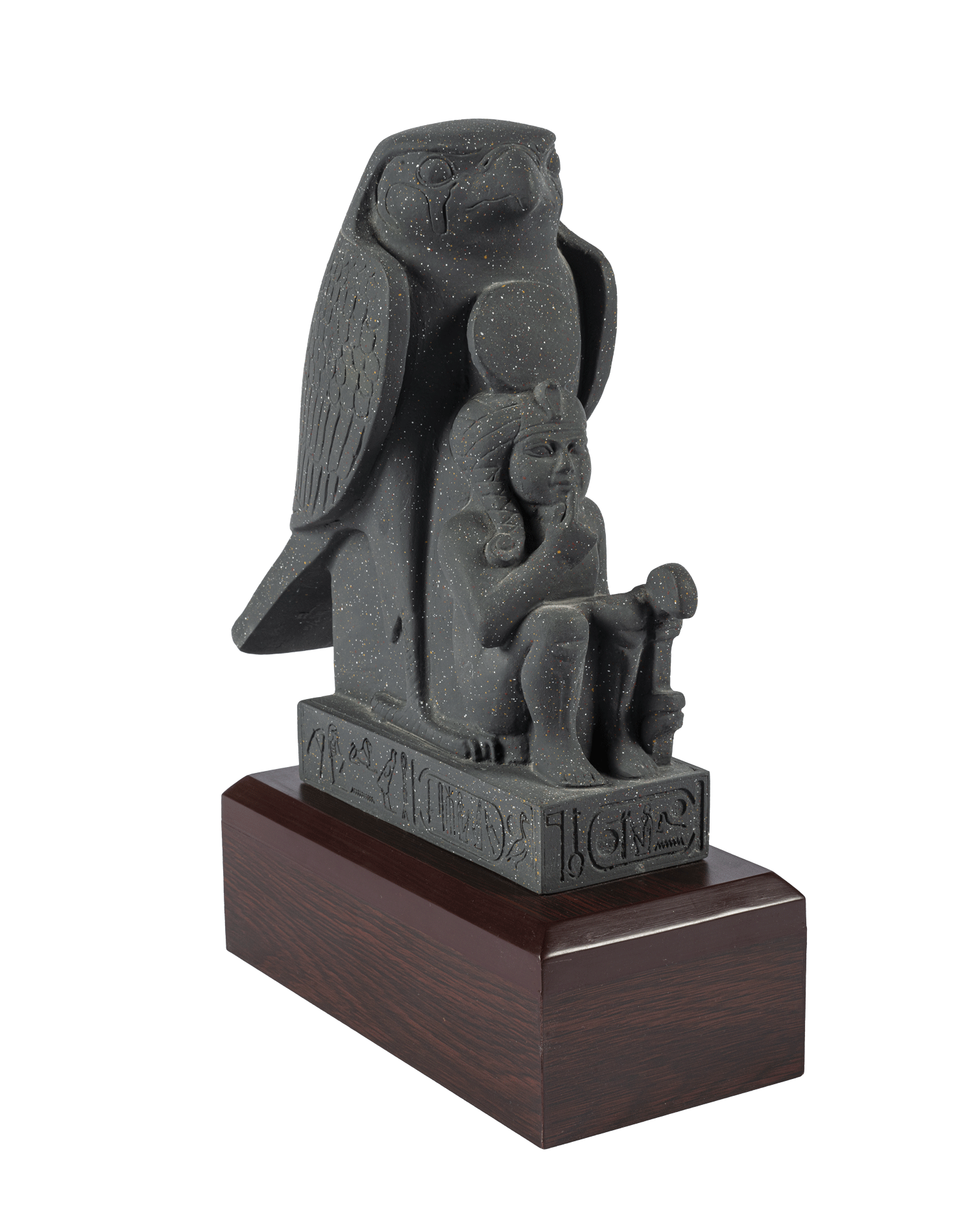 Ramesses II as a child protected by God Horun
