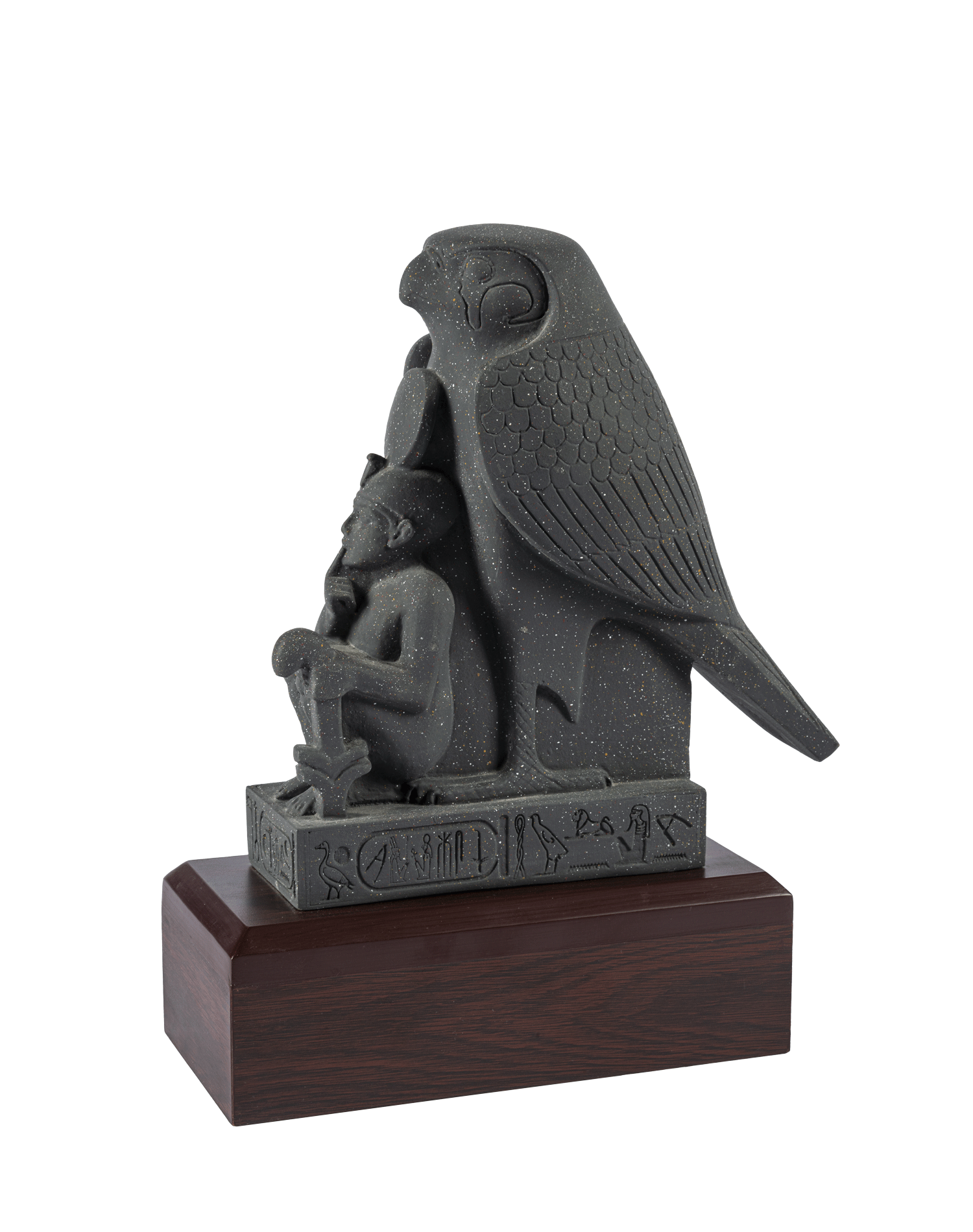 Ramesses II as a child protected by God Horun