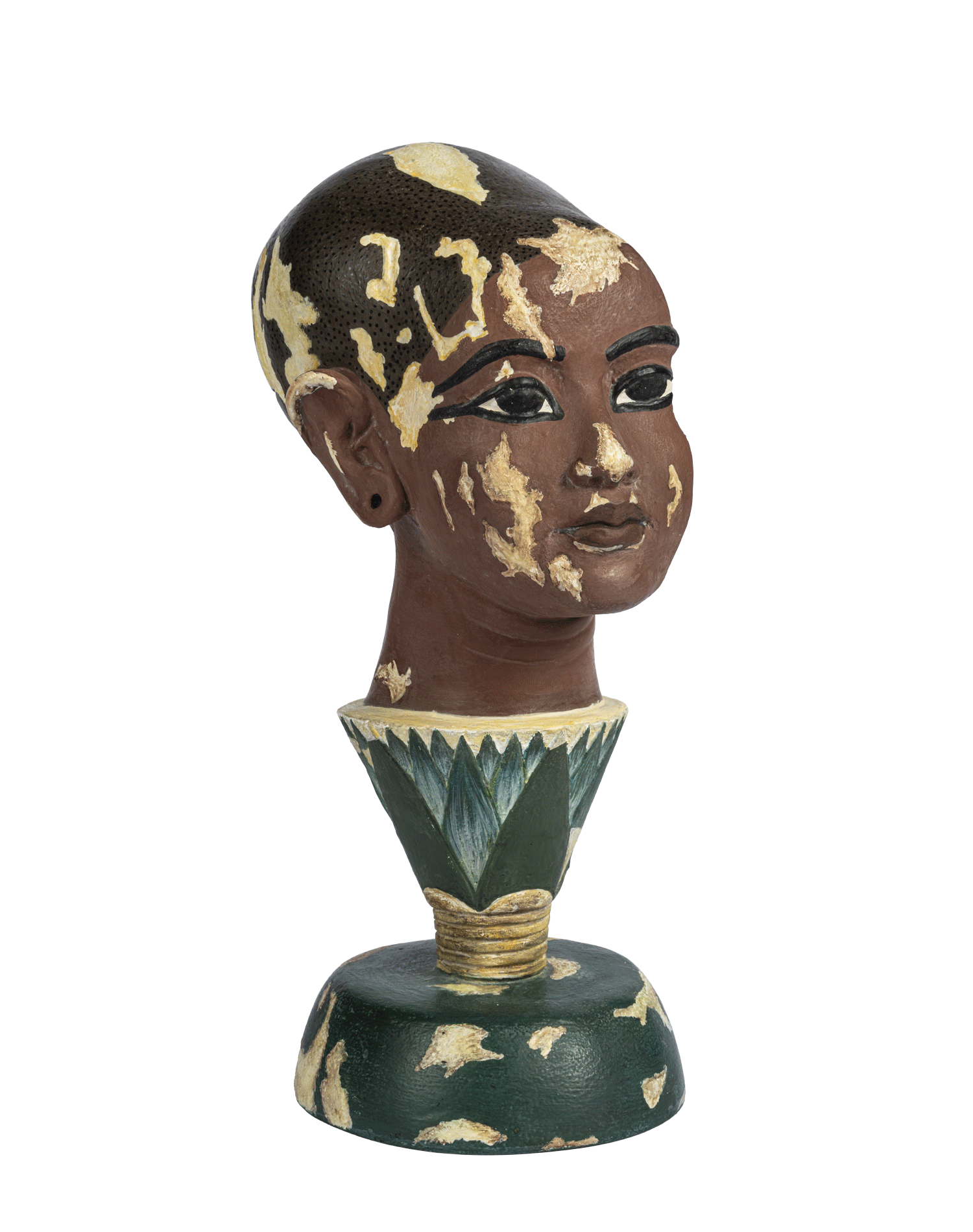 Head of Tutankhamun Emerging from a Lotus Flower