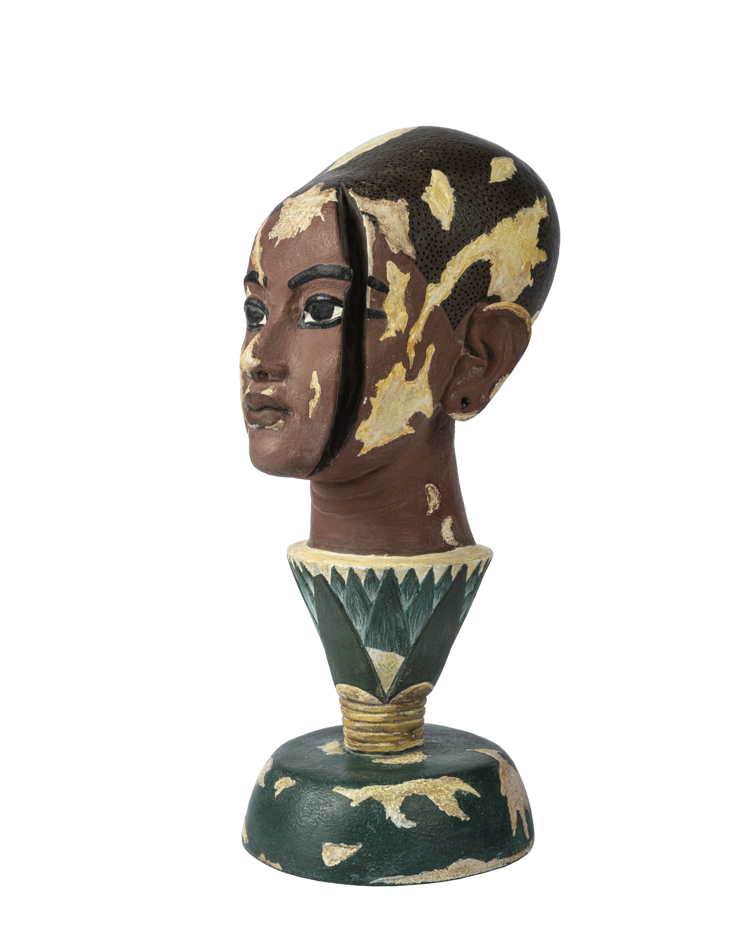 Head of Tutankhamun Emerging from a Lotus Flower