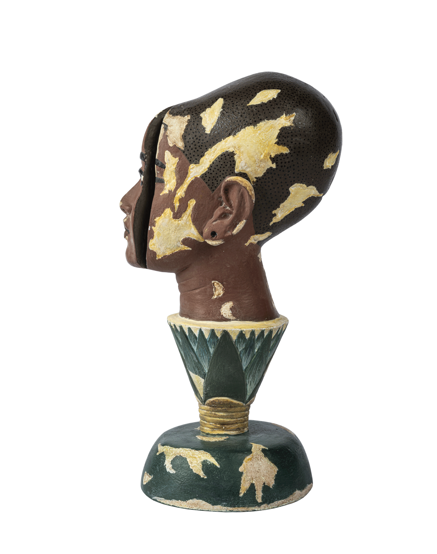 Head of Tutankhamun Emerging from a Lotus Flower