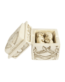 Set of Canopic Jars in Box