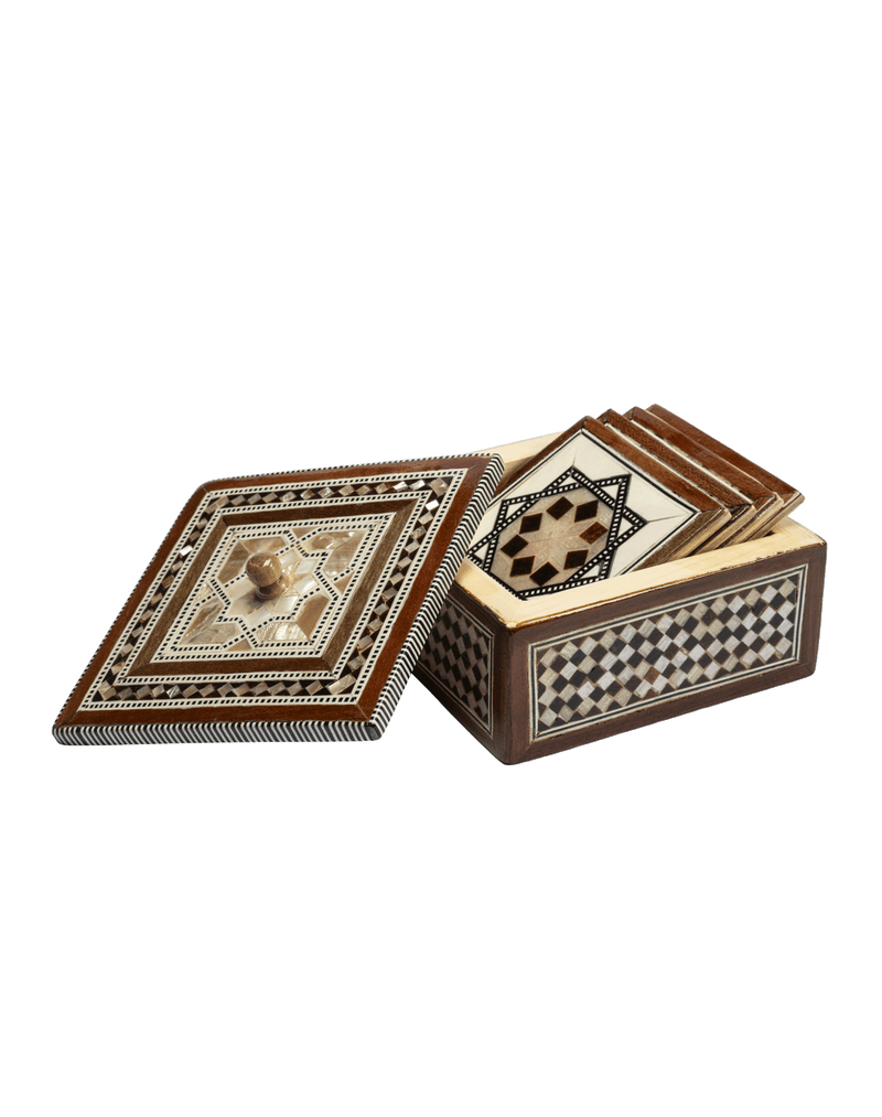 Wooden Coaster Set