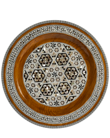 Inlaid Wooden Plate