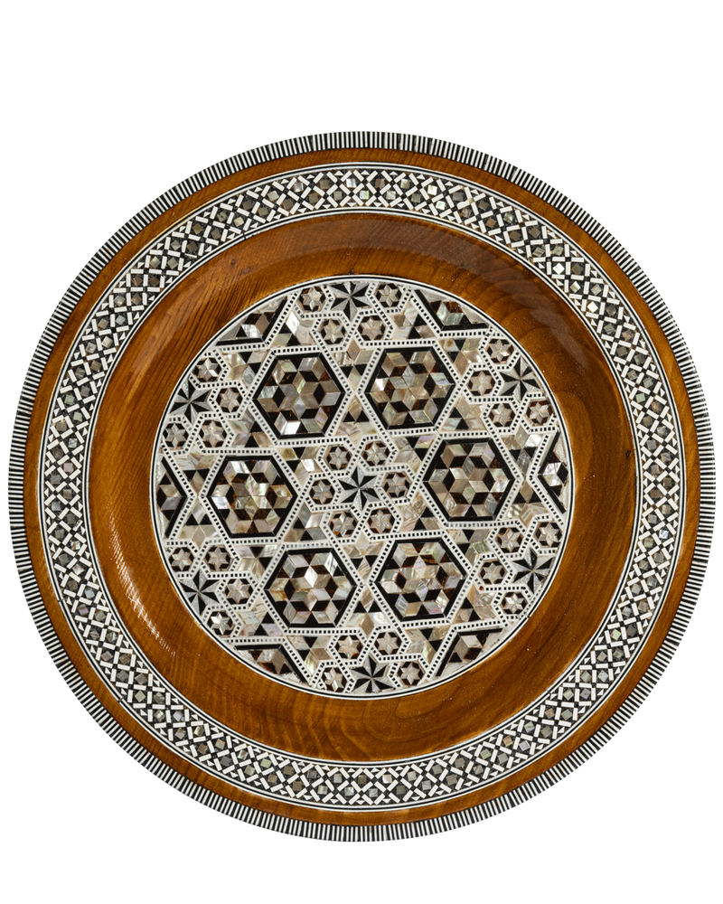 Inlaid Wooden Plate
