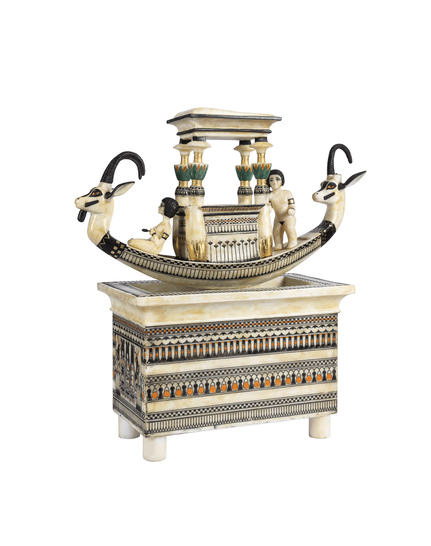 Alabaster Boat of Tutankhamun
