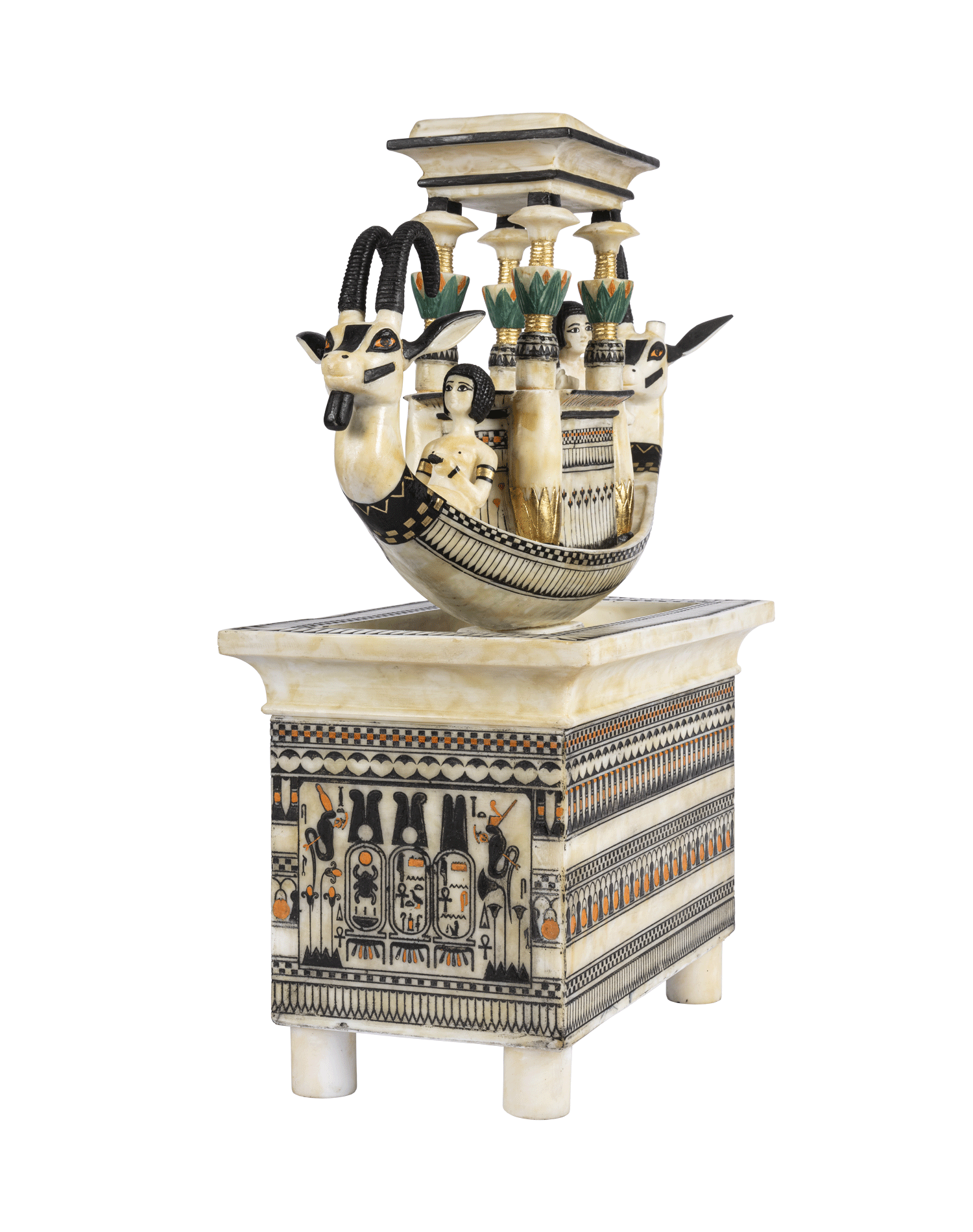 Alabaster Boat of Tutankhamun
