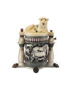 Tutankhamun’s Cosmetic Jar with Lion Lid