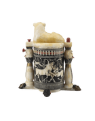 Tutankhamun’s Cosmetic Jar with Lion Lid