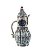 A pottery ewer from 19th century