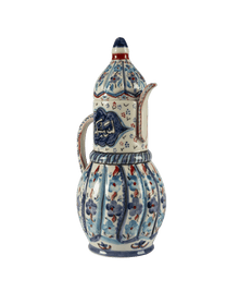 A pottery ewer from 19th century