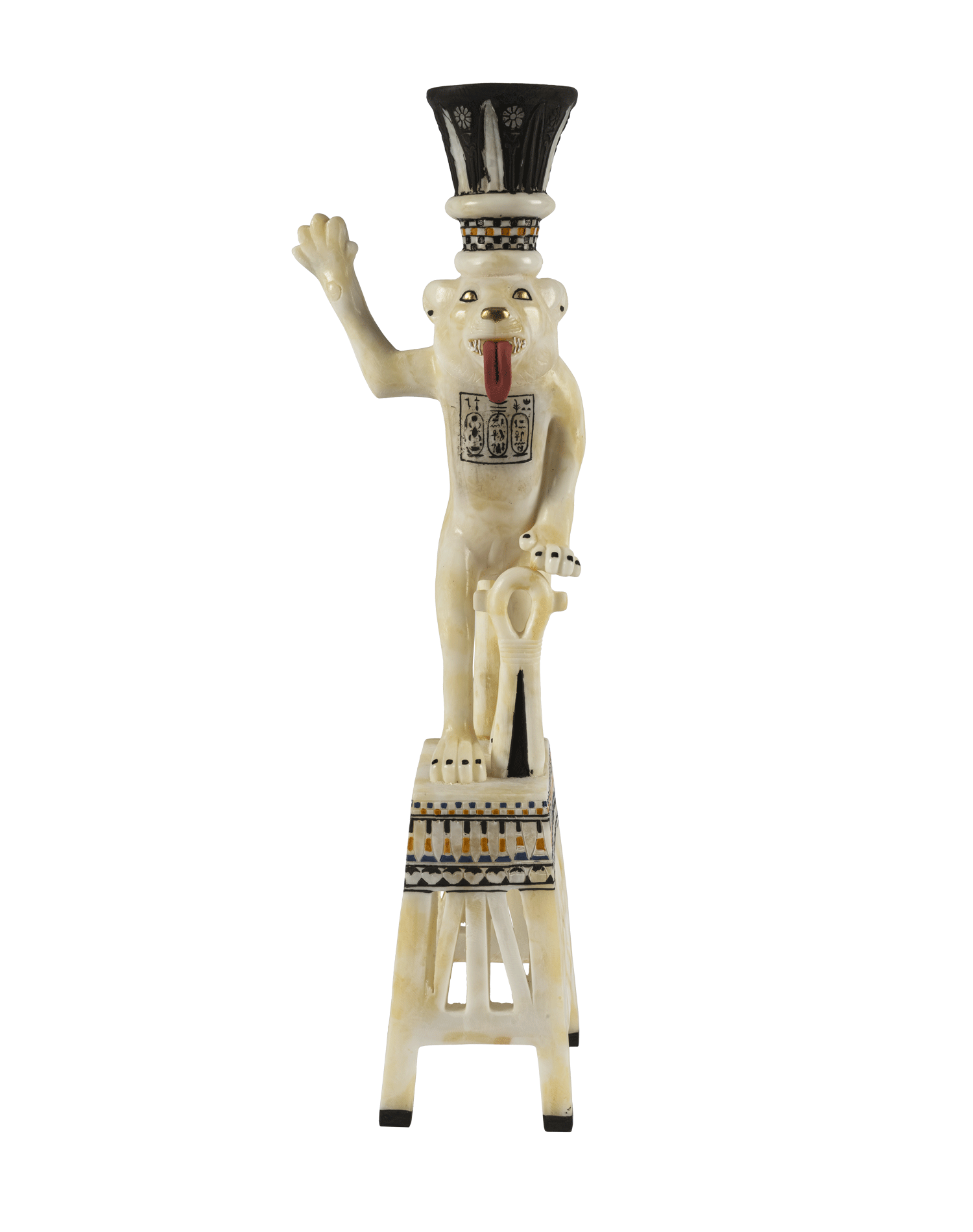 Lion-shaped perfume vase of Tutankhamun