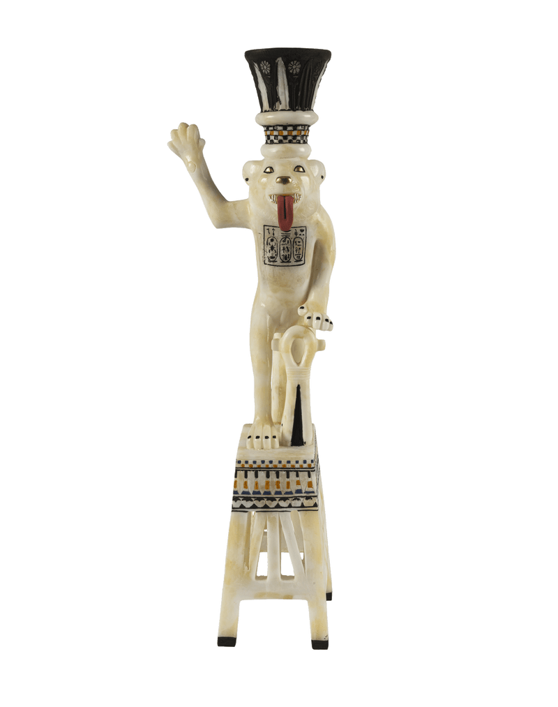 Lion-shaped perfume vase of Tutankhamun
