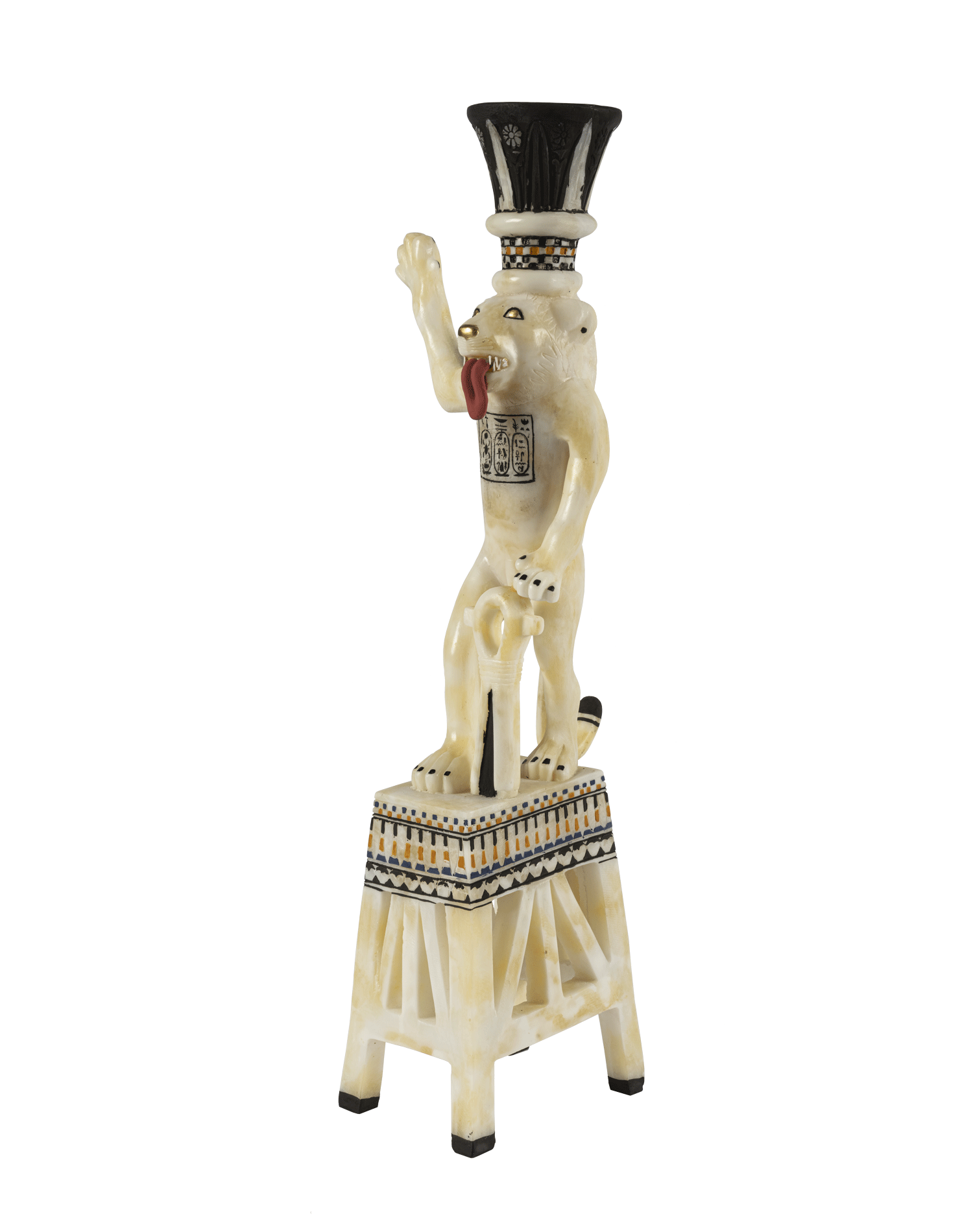 Lion-shaped perfume vase of Tutankhamun