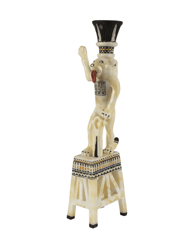 Lion-shaped perfume vase of Tutankhamun