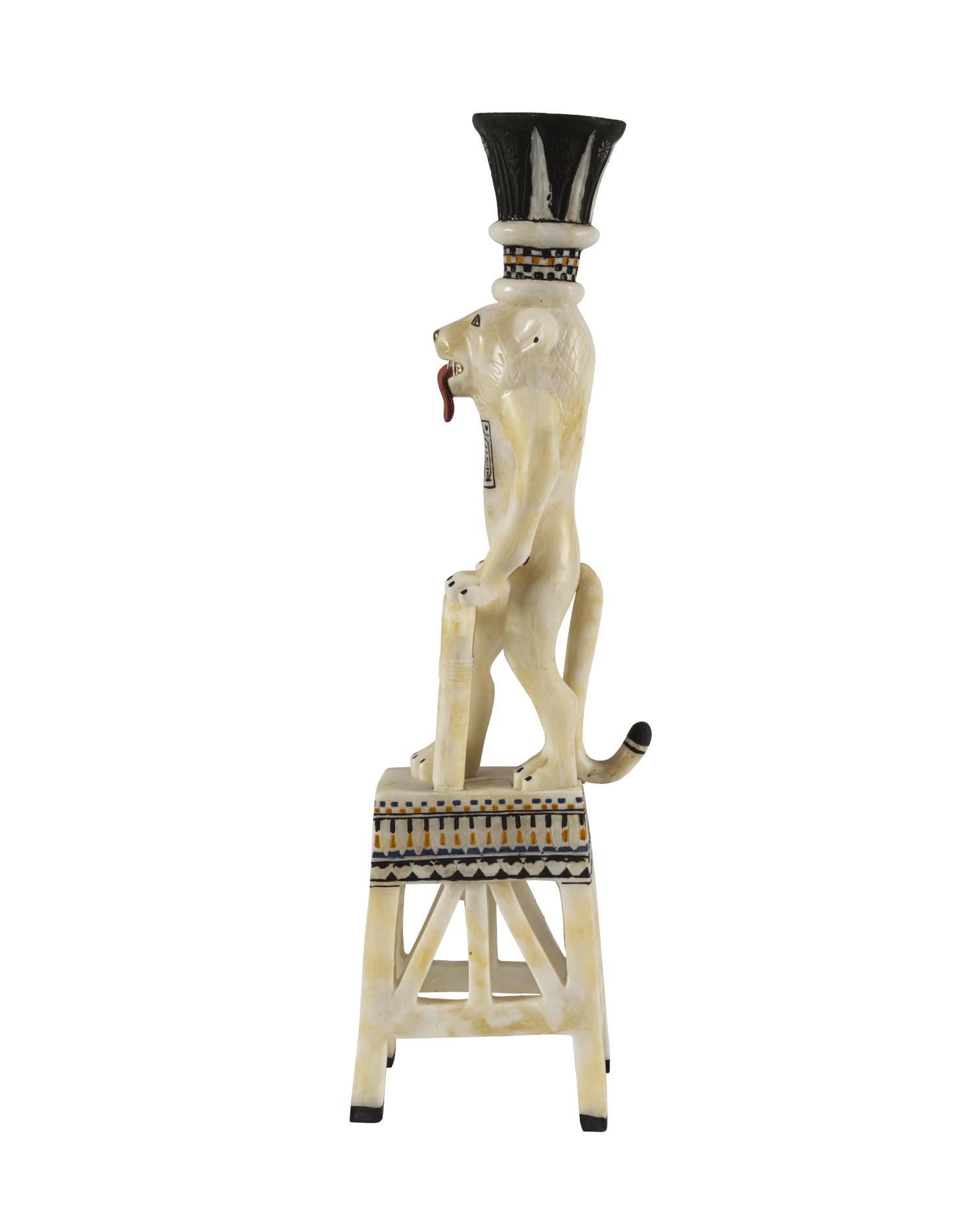Lion-shaped perfume vase of Tutankhamun